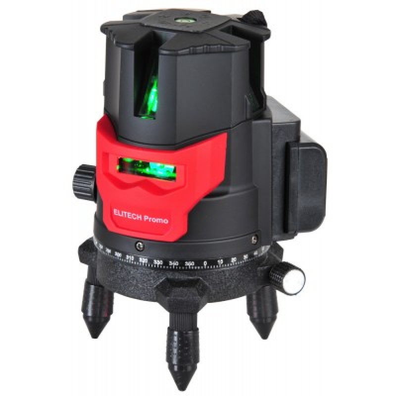 Лазерный нивелир Elitech ЛН 5/4В-ЗЕЛ Промо