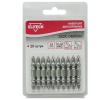 Набор бит двусторонних Elitech 1820.069600