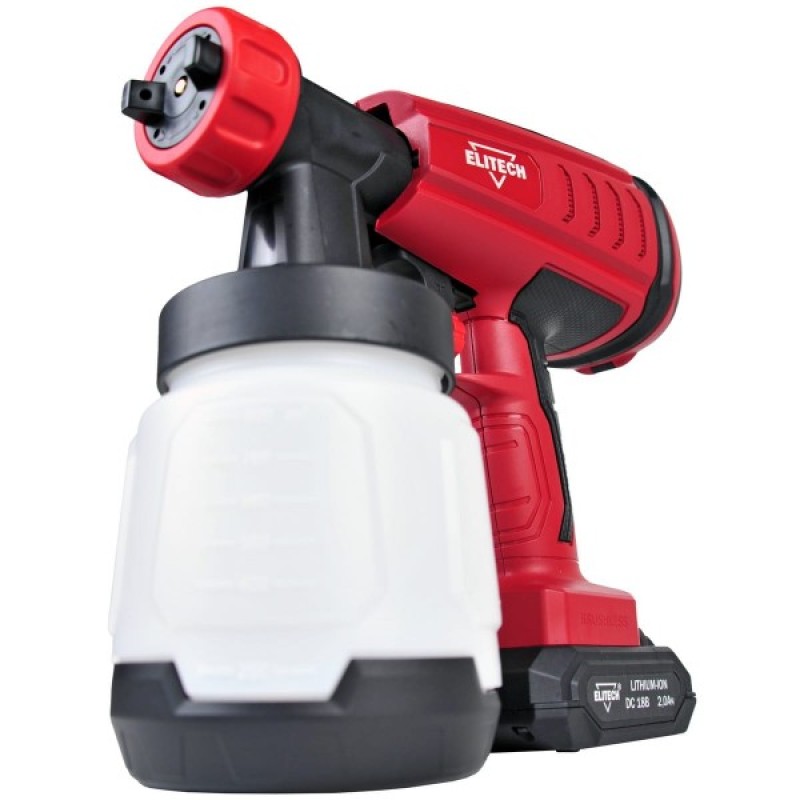 Аккумуляторный краскопульт ELITECH КА 18БЛП (E2208.003.02)