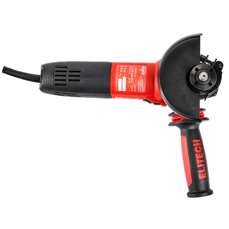 Угловая шлифмашина (болгарка) Elitech МШУ 1412Э (E2213.002.00)