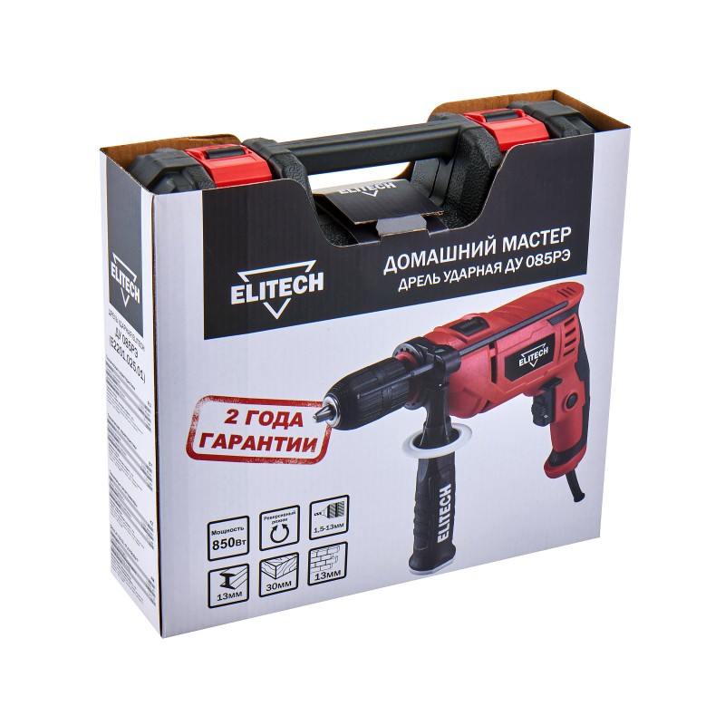 Дрель ударная Elitech ДУ 085РЭ (E2201.025.01)