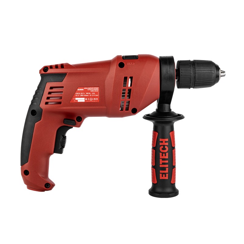 Дрель ударная Elitech ДУ 0813РЭ (E2201.032.01)