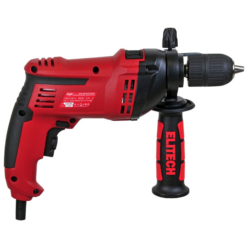 Дрель ударная Elitech ДУ 0913РЭ (E2201.034.01)