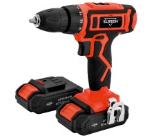 Аккумуляторная дрель-шуруповерт Elitech ДА 202СЛ (E2201.017.01)