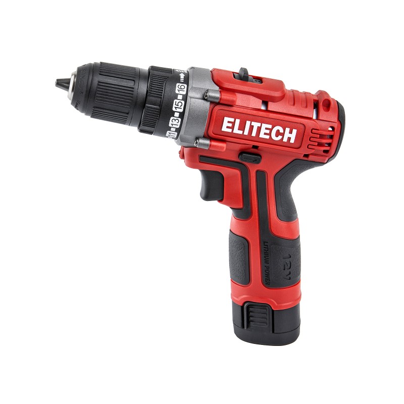 Аккумуляторная дрель-шурупроверт Elitech ДА 12Л2 (E2201.043.01)