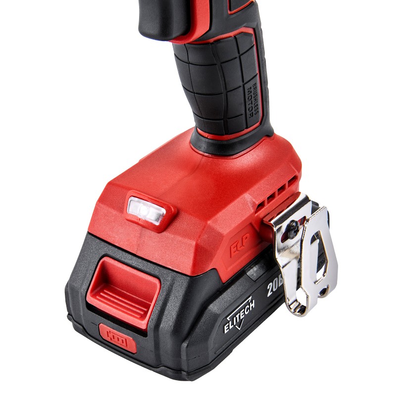 Аккумуляторная ударная дрель-шуруповерт Elitech ДА 20УБЛ2 (E2201.047.01)