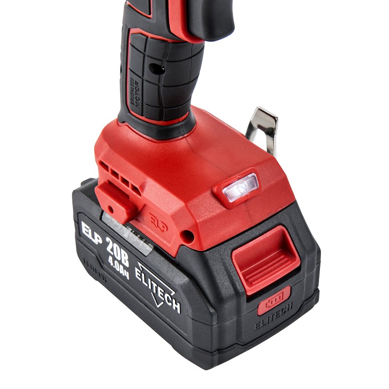 Аккумуляторная ударная дрель-шуруповерт Elitech ДА 20УБЛ2 (E2201.047.02)