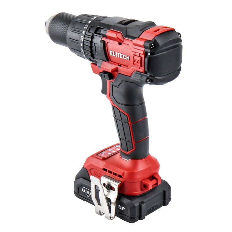 Аккумуляторная ударная дрель-шуруповерт Elitech ДА 21УБЛ2 (E2201.048.01)