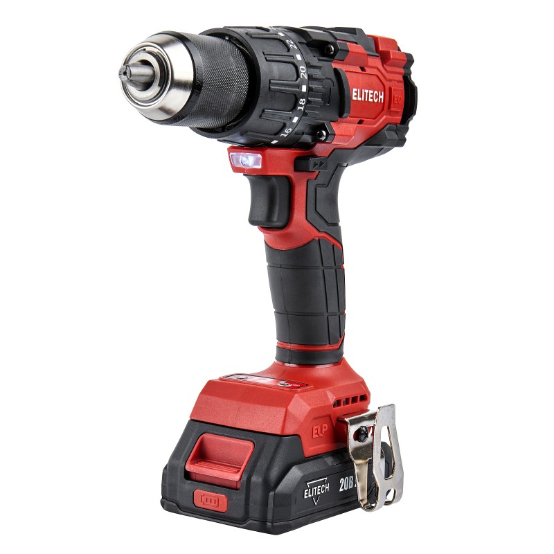Аккумуляторная ударная дрель-шуруповерт Elitech ДА 21УБЛ2 (E2201.048.01)