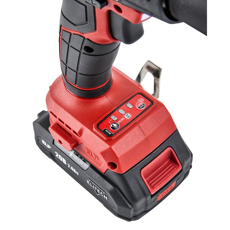 Аккумуляторная ударная дрель-шуруповерт Elitech ДА 21УБЛ2 (E2201.048.01)