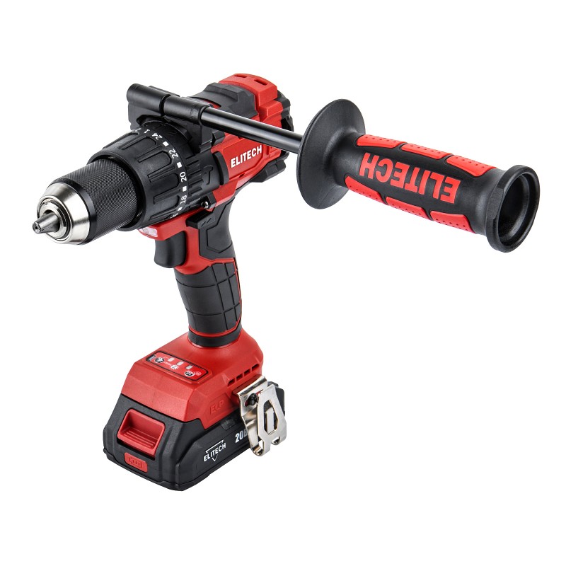 Аккумуляторная ударная дрель-шуруповерт Elitech ДА 21УБЛ2 (E2201.048.01)