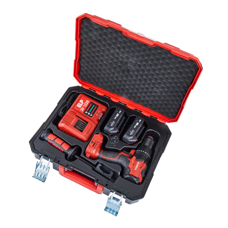 Аккумуляторная ударная дрель-шуруповерт Elitech ДА 21УБЛ2 (E2201.048.01)