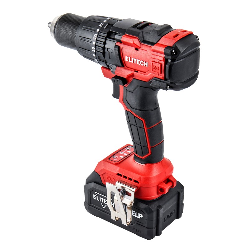 Аккумуляторная ударная дрель-шуруповерт Elitech ДА 21УБЛ2 (E2201.048.02)