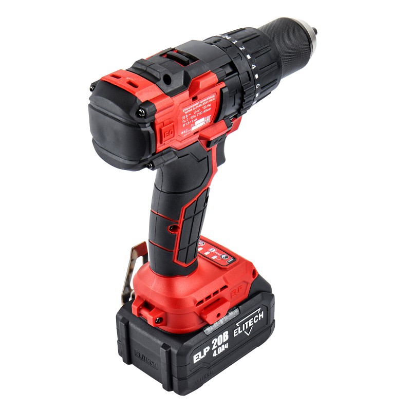 Аккумуляторная ударная дрель-шуруповерт Elitech ДА 21УБЛ2 (E2201.048.02)