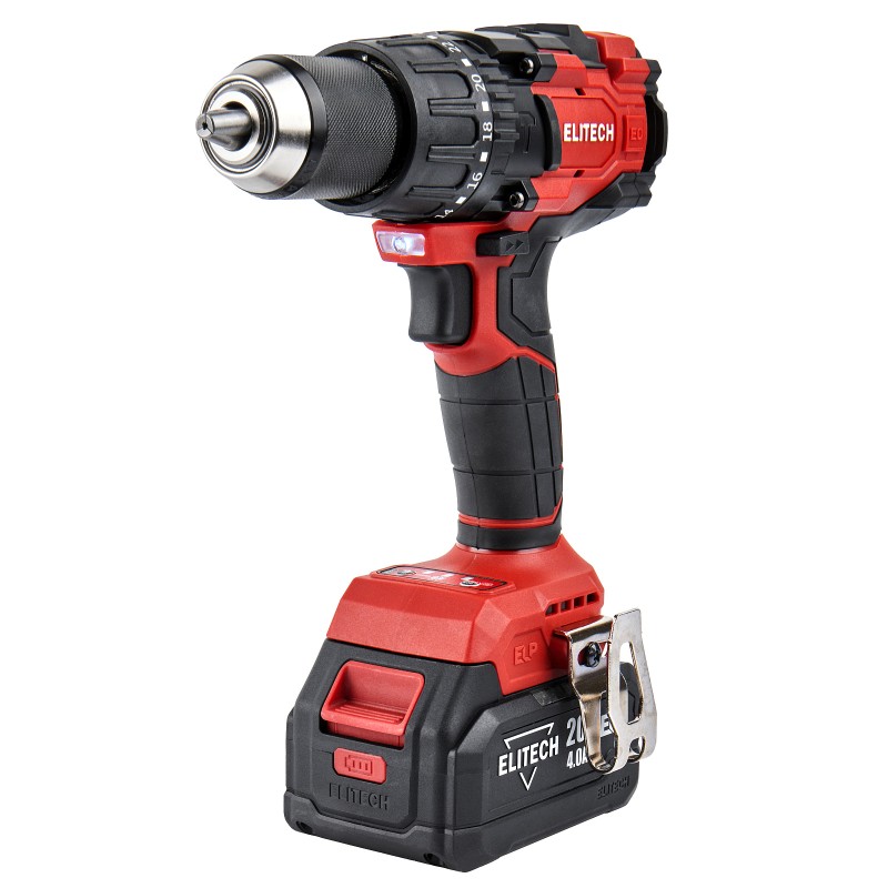 Аккумуляторная ударная дрель-шуруповерт Elitech ДА 21УБЛ2 (E2201.048.02)