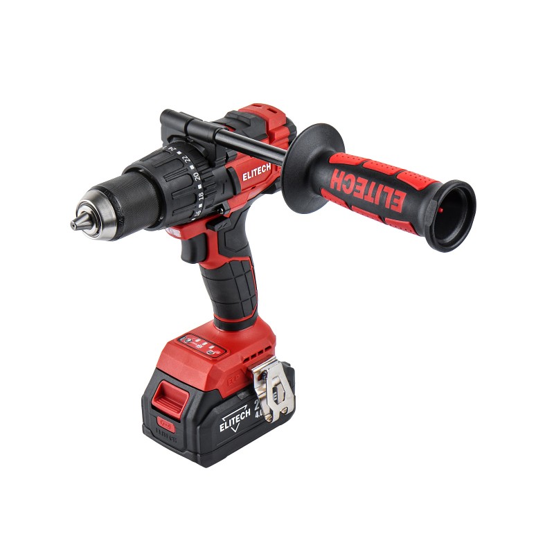 Аккумуляторная ударная дрель-шуруповерт Elitech ДА 21УБЛ2 (E2201.048.02)