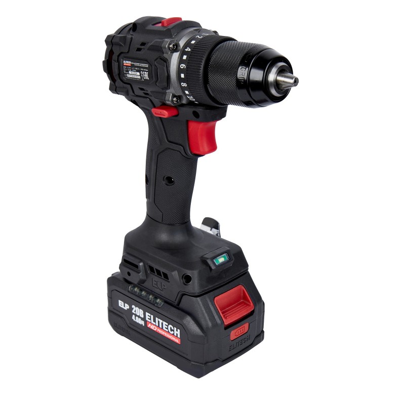 Аккумуляторная дрель-шуруповерт Elitech CD 20SL2 (E2201.040.02)