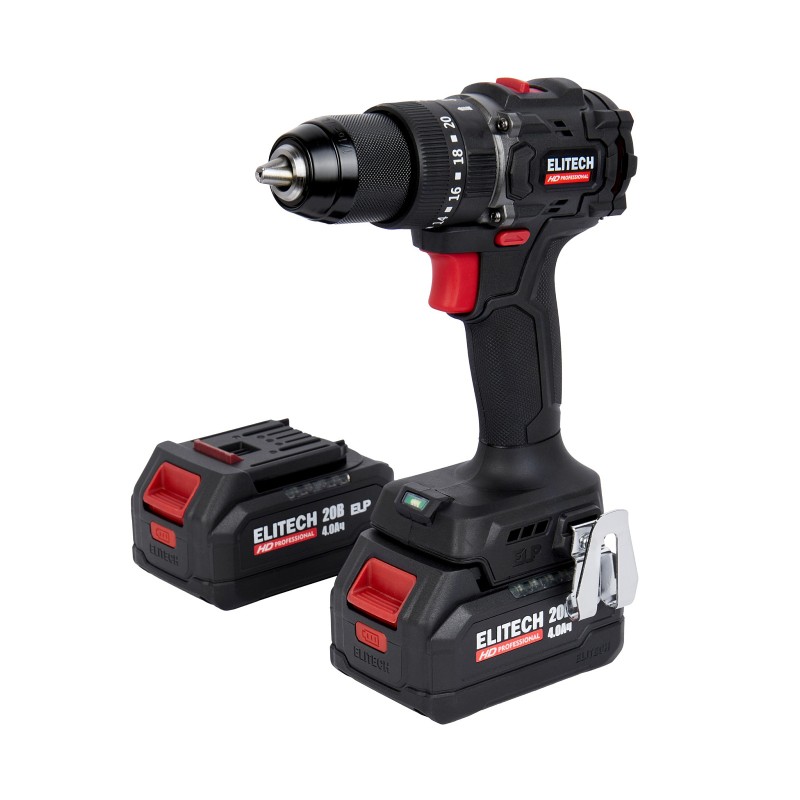 Аккумуляторная ударная дрель-шуруповерт Elitech CD 20ISL2 (E2201.041.02)