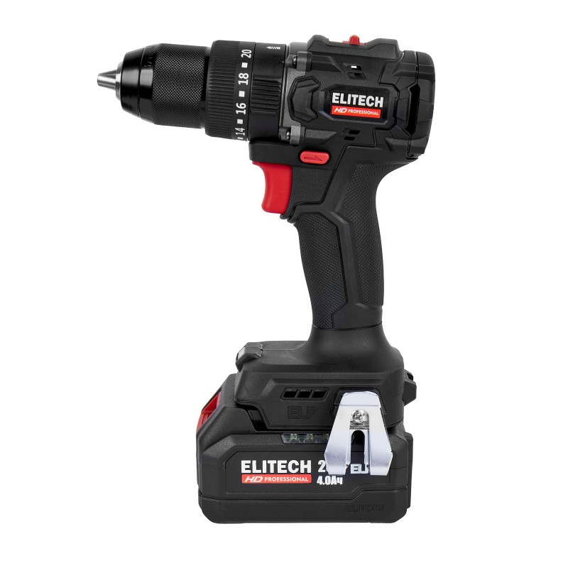 Аккумуляторная ударная дрель-шуруповерт Elitech CD 20ISL2 (E2201.041.02)