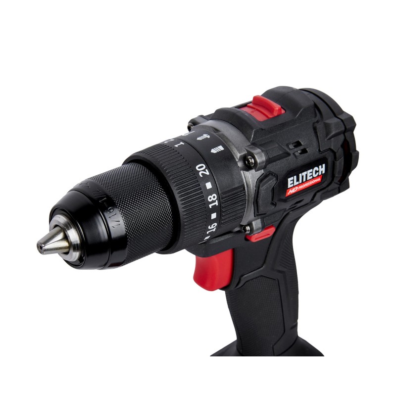 Аккумуляторная ударная дрель-шуруповерт Elitech CD 20ISL2 (E2201.041.02)