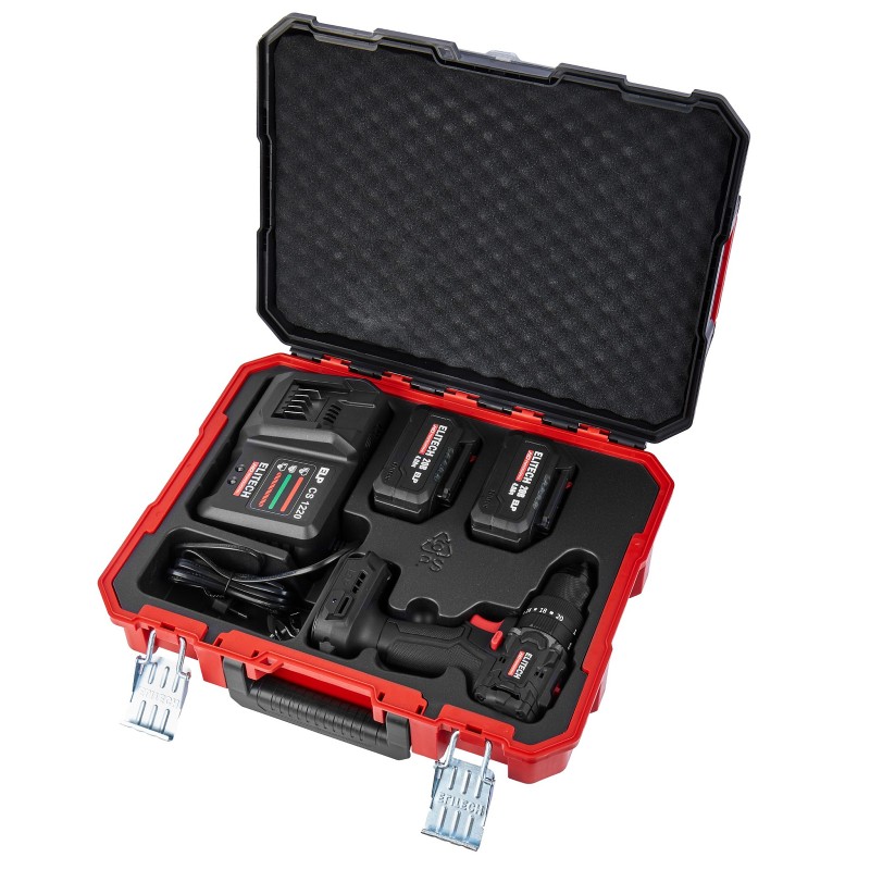 Аккумуляторная ударная дрель-шуруповерт Elitech CD 20ISL2 (E2201.041.02)