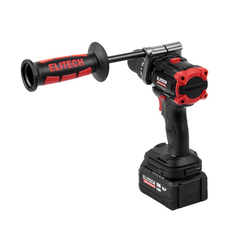 Аккумуляторная ударная дрель-шуруповерт ELITECH CD 20BL2 (E2201.042.01)