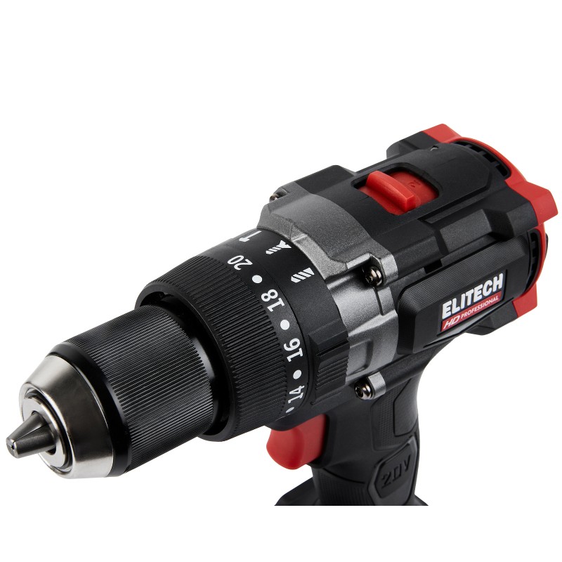 Аккумуляторная ударная дрель-шуруповерт ELITECH CD 20BL2 (E2201.042.01)