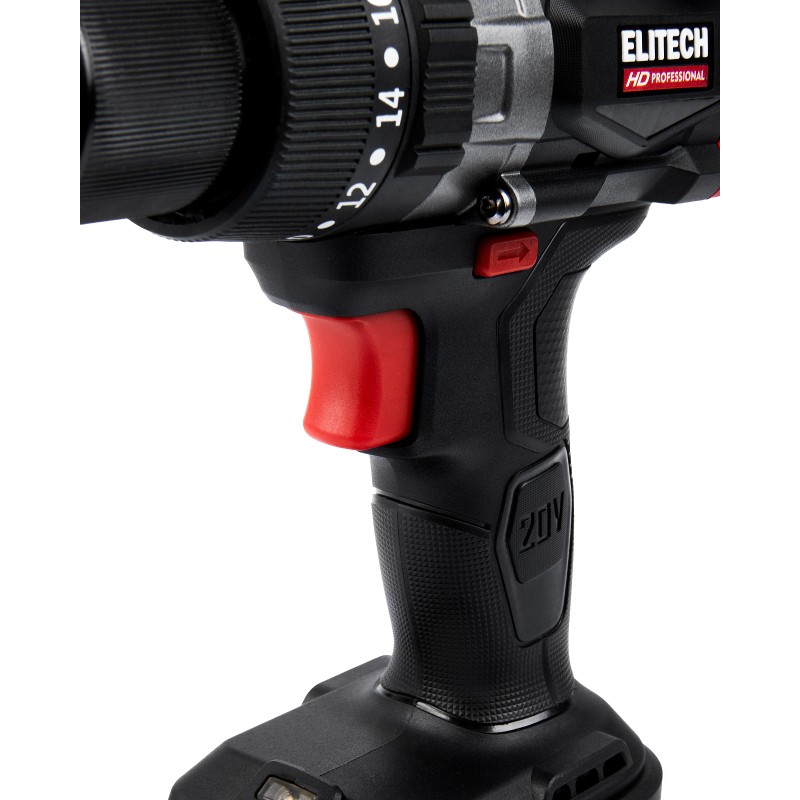 Аккумуляторная ударная дрель-шуруповерт ELITECH CD 20BL2 (E2201.042.02)