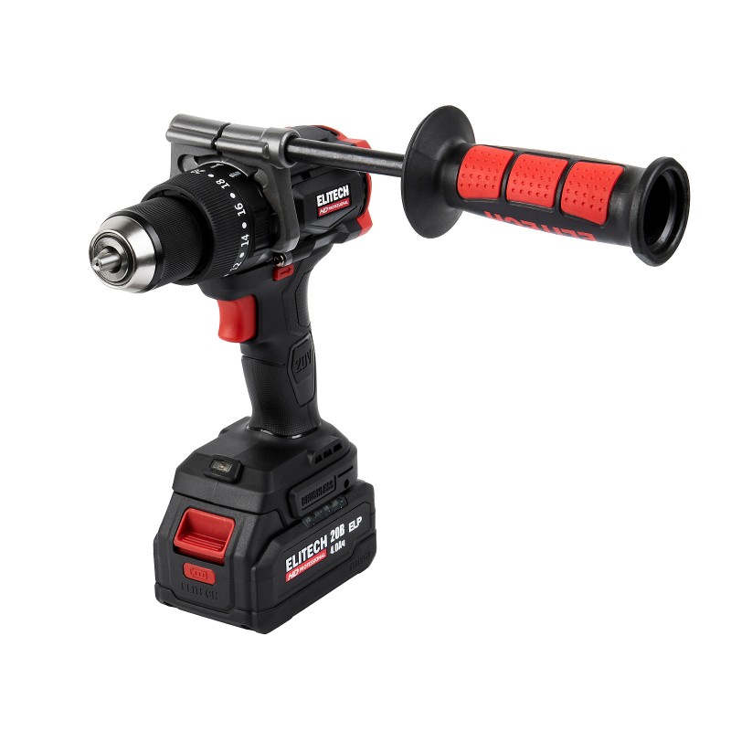 Аккумуляторная ударная дрель-шуруповерт ELITECH CD 20BL2 (E2201.042.02)