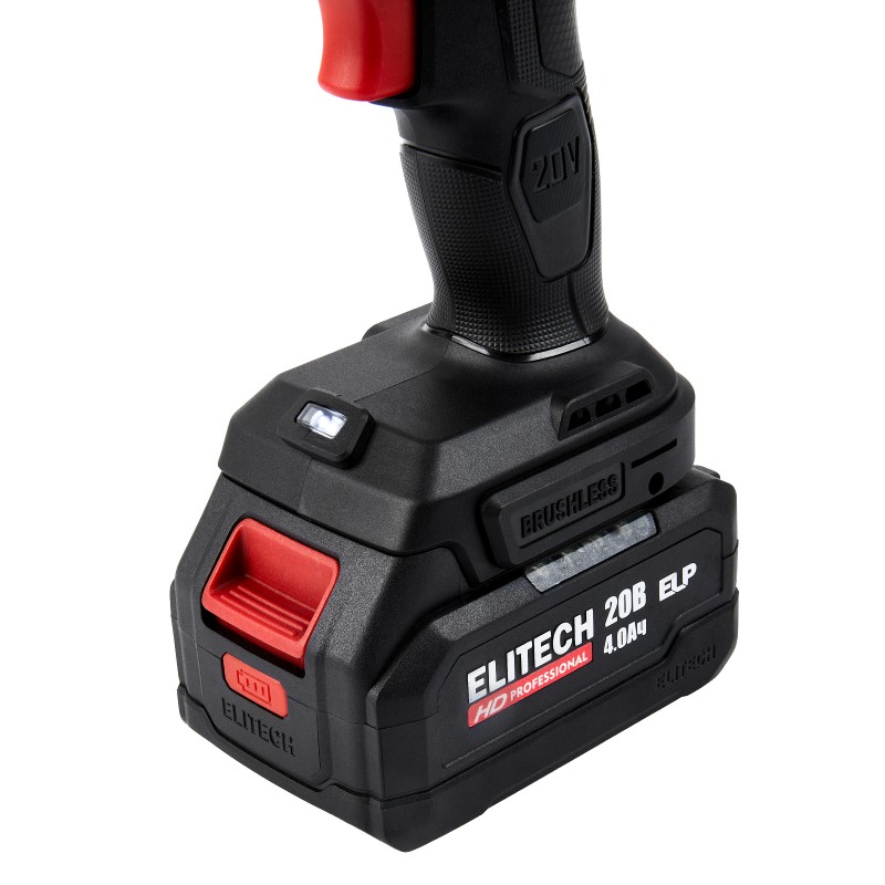 Аккумуляторная ударная дрель-шуруповерт ELITECH CD 20BL2 (E2201.042.02)