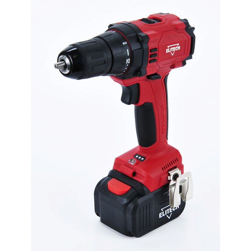 Аккумуляторная дрель-шуруповерт Elitech ДА 12БЛ2 (Е2201.001.02 )