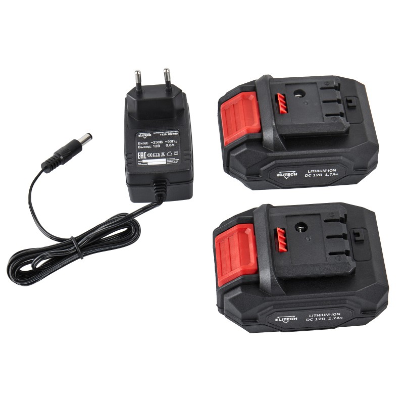 Аккумуляторная дрель-шуруповерт Elitech ДА 122СЛ (E2201.015.01)