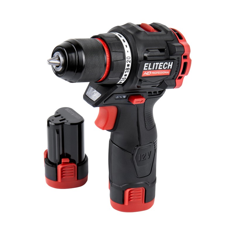 Аккумуляторная дрель-шурупроверт Elitech CD 12L2 (E2201.038.01)