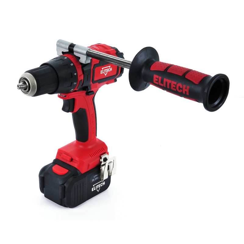 Аккумуляторная ударная дрель-шуруповерт Elitech ДА 18УБЛ2 (Е2201.002.02)