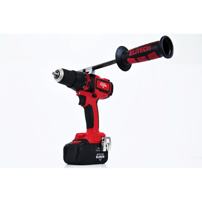 Аккумуляторная ударная дрель-шуруповерт Elitech ДА 18УБЛ2 (Е2201.002.02)