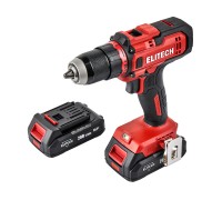 Аккумуляторная дрель-шуруповерт Elitech ДА 20СЛ2 (E2201.044.01)