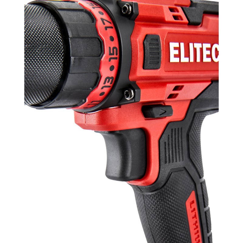 Аккумуляторная дрель-шуруповерт Elitech ДА 20БЛ2 (E2201.045.01)