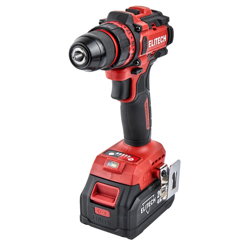 Аккумуляторная дрель-шуруповерт Elitech ДА 20БЛ2 (E2201.045.02)