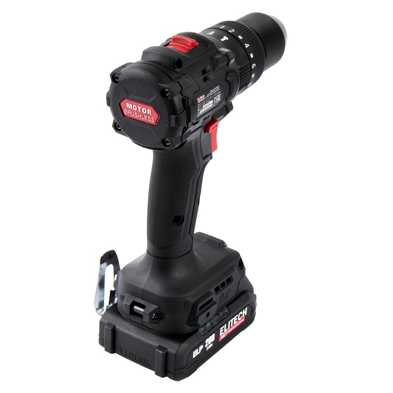 Аккумуляторная ударная дрель-шуруповерт ELITECH CD 20ISL2 (E2201.041.01)