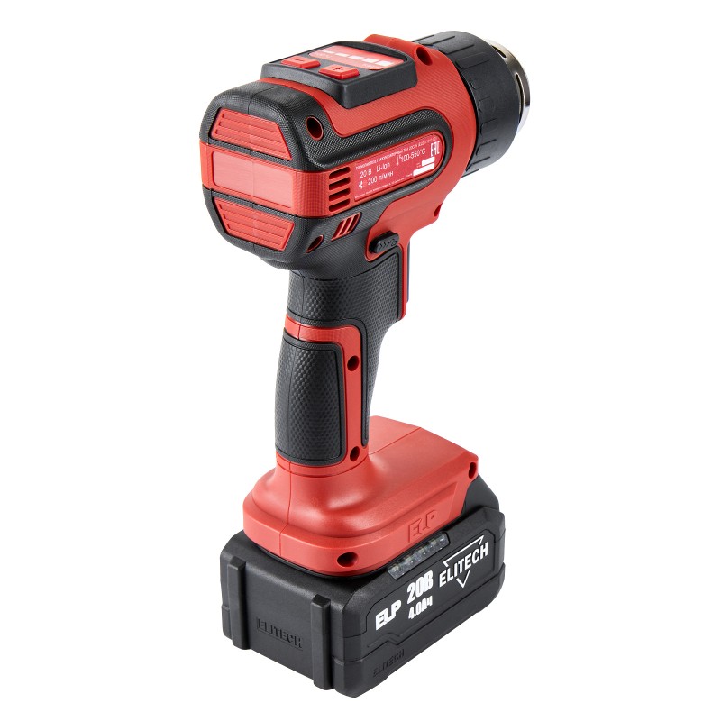 Аккумуляторный термопистолет Elitech ТВА 20СЛ5 (E2207.010.01)