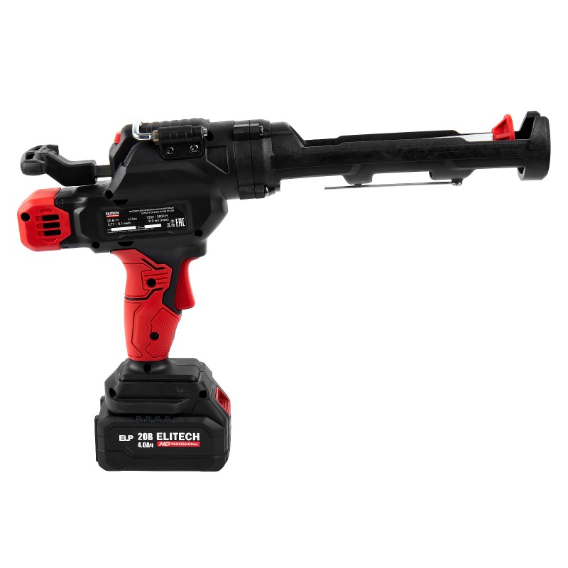 Аккумуляторный пистолет для герметика ELITECH CCG 20SL6 (E2208.013.01)