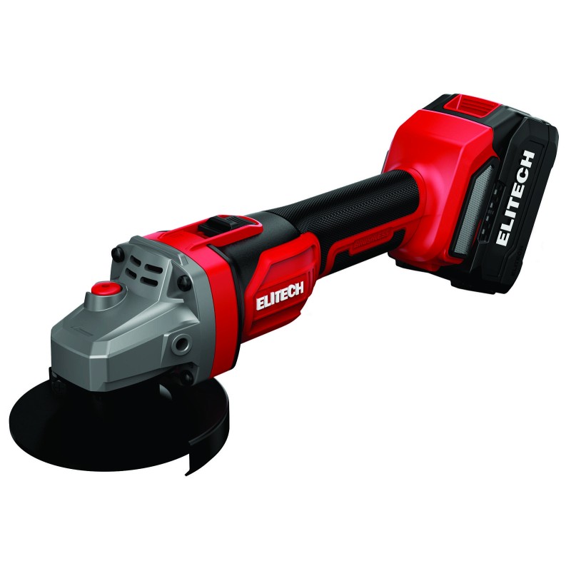 Аккумуляторная угловая шлифмашина Elitech МШУ 2012БЛ (E2213.046.02)