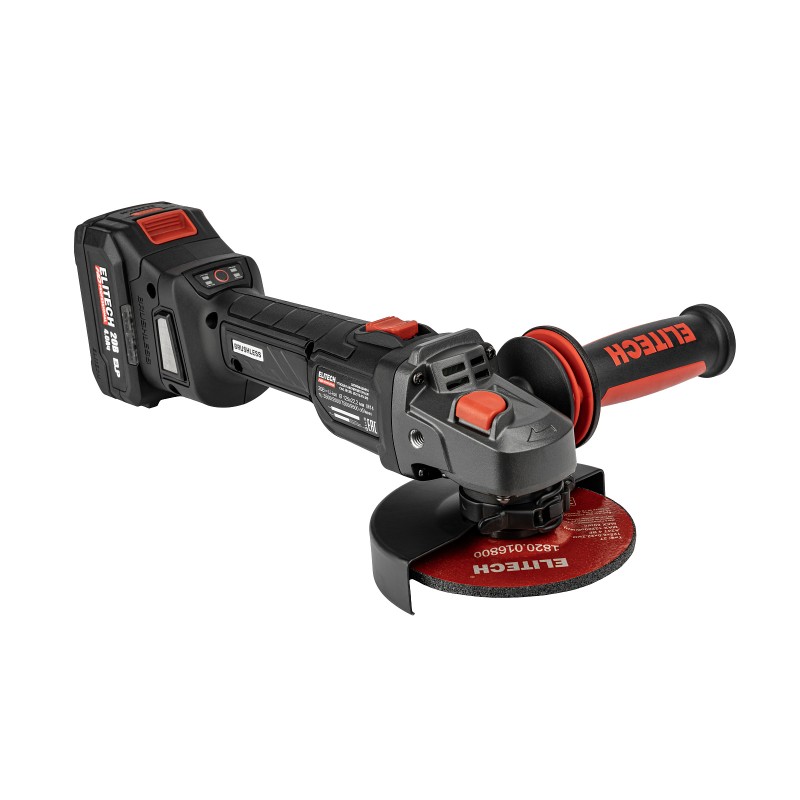 Аккумуляторная угловая шлифмашина Elitech CAG 2012BL (E2213.074.01)