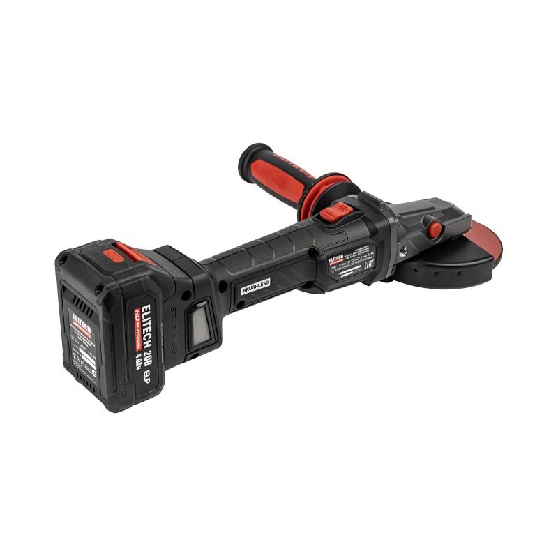 Аккумуляторная угловая шлифмашина Elitech CAG 2012DSL (E2213.075.02)