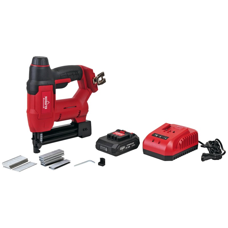 Аккумуляторный скобозабиватель Elitech ПГА 1832Л ( E2210.001.01)