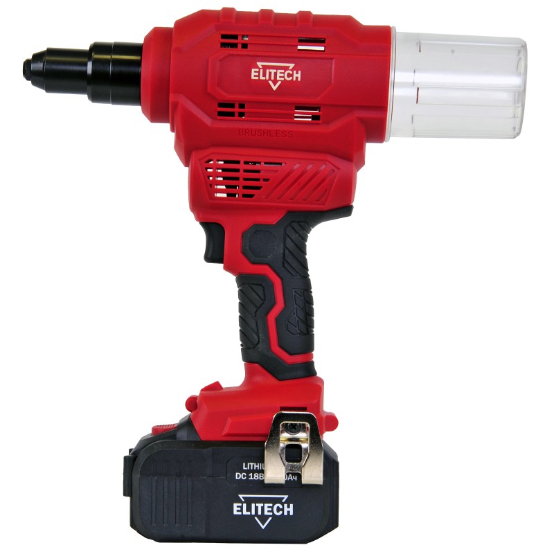 Аккумуляторный заклепочный пистолет Elitech ПЗА 18БЛ (E2208.004.01)