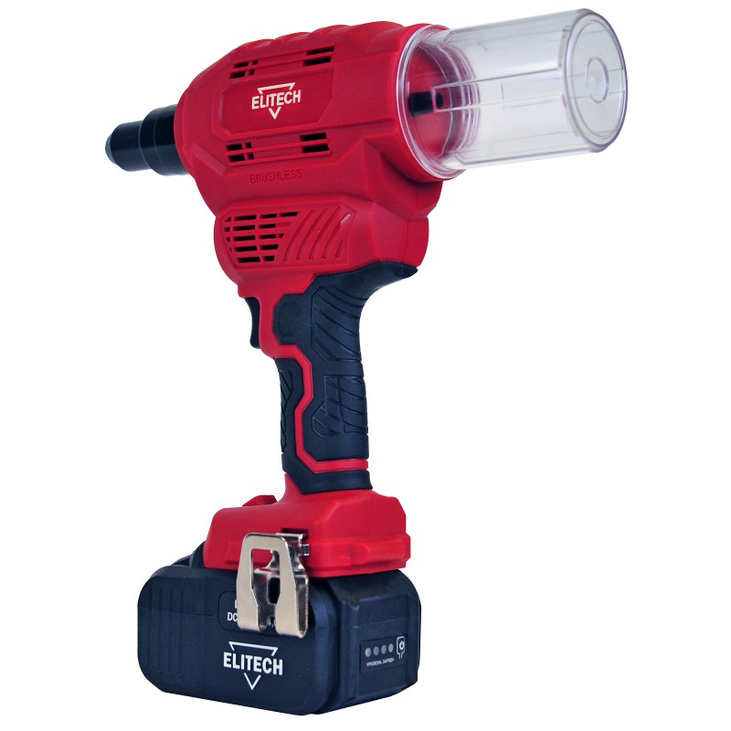 Аккумуляторный заклепочный пистолет Elitech ПЗА 18БЛ (E2208.004.01)