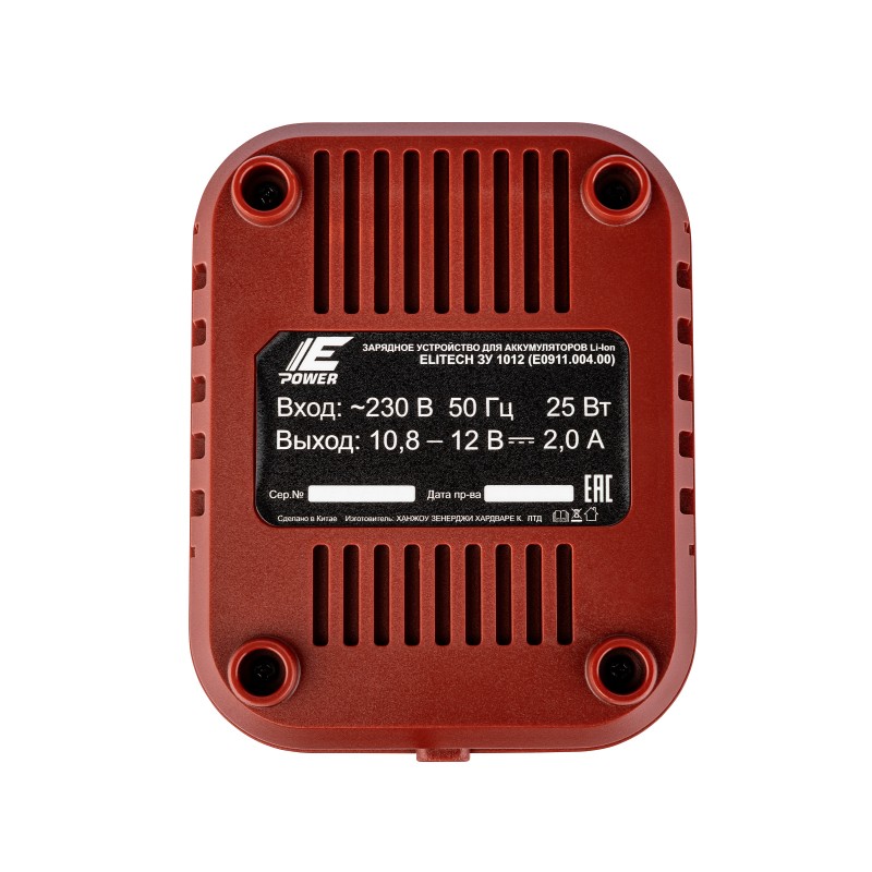 Зарядное устройство Elitech ЗУ 1012 (Е0911.004.00)