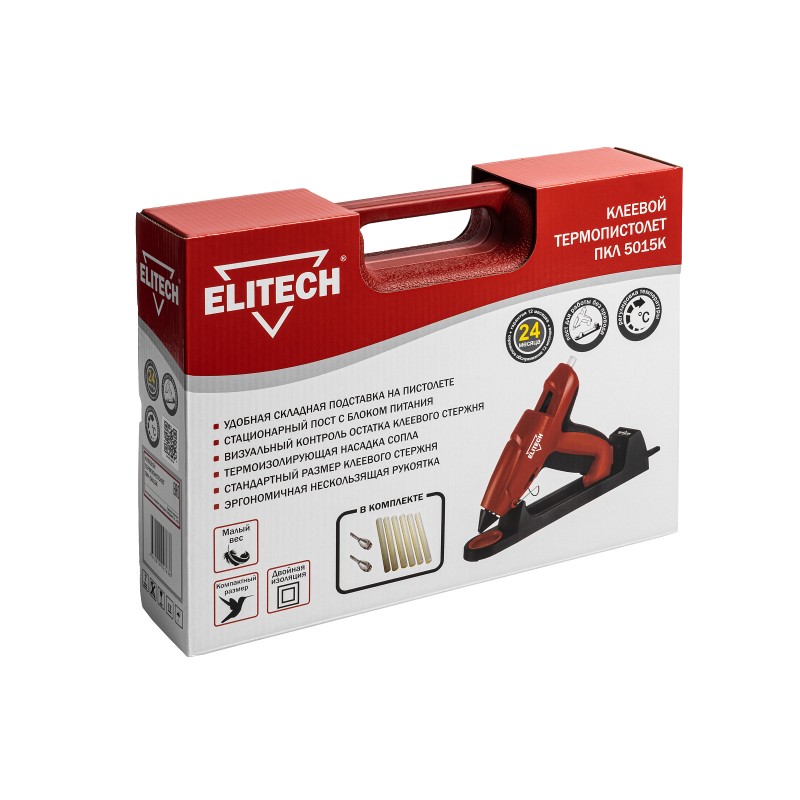Термопистолет клеевой Elitech ПКЛ 5015К