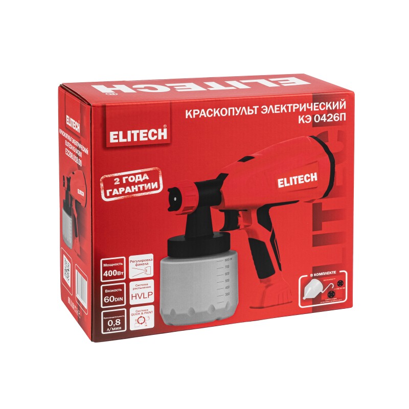 Краскопульт Elitech КЭ 0426П (E2208.018.00)